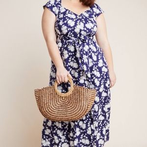 Maeve midi sundress cutout back details